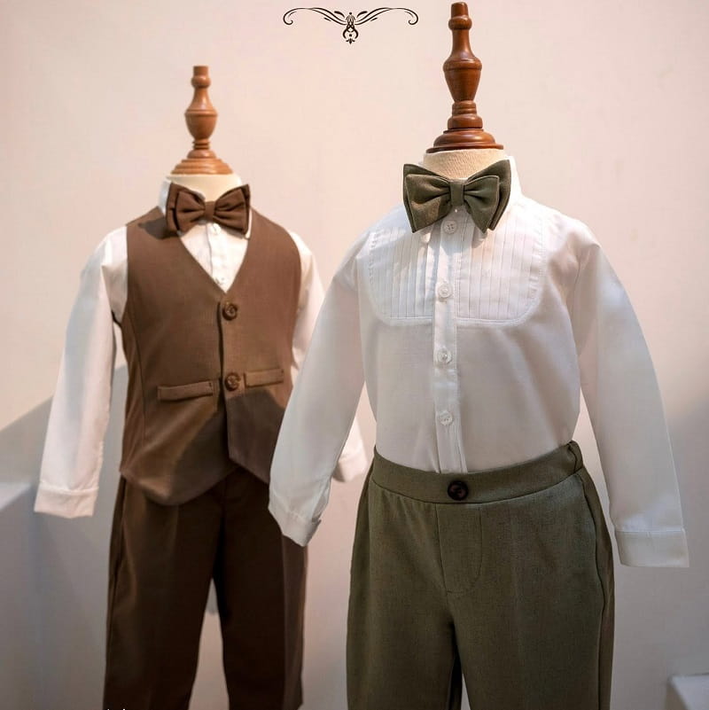 gia công suit dự tiệc bé trai