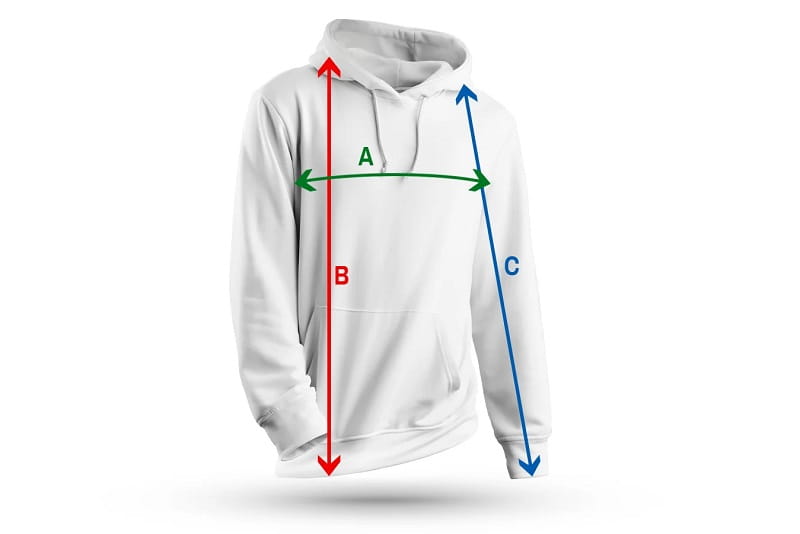 Cách chọn size áo hoodie, sweater chuẩn dành cho bạn! 9 Cách chọn size áo hoodie nữ
