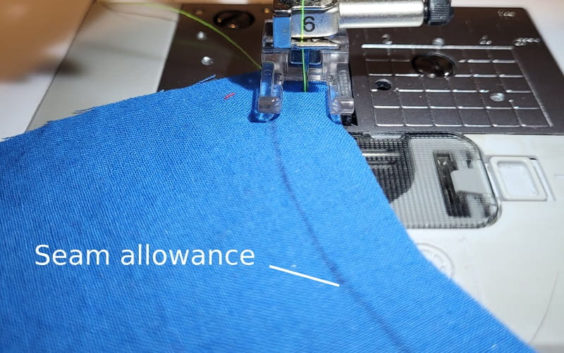seam allowance là gì trong may mặc