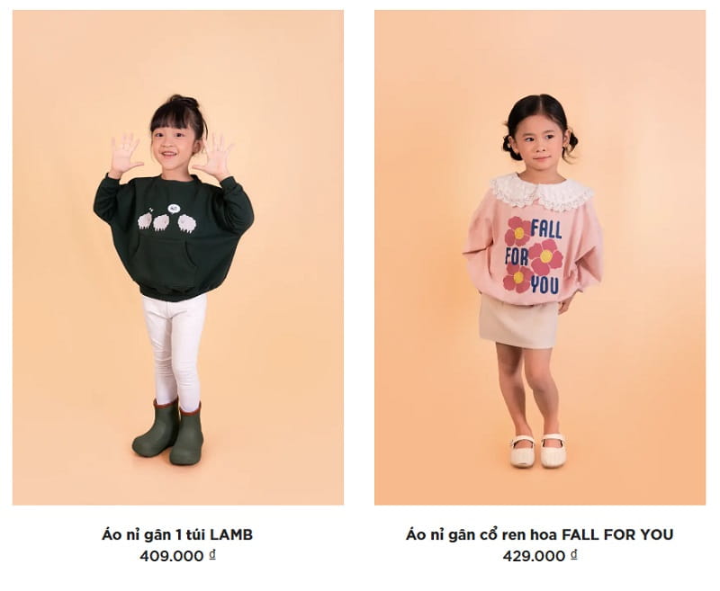 thương hiệu thời trang trẻ em thiết kế Kaydence & Kaiser